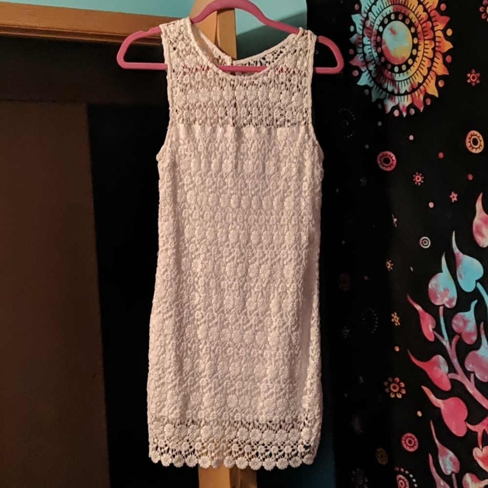Hollister White Lace Dress